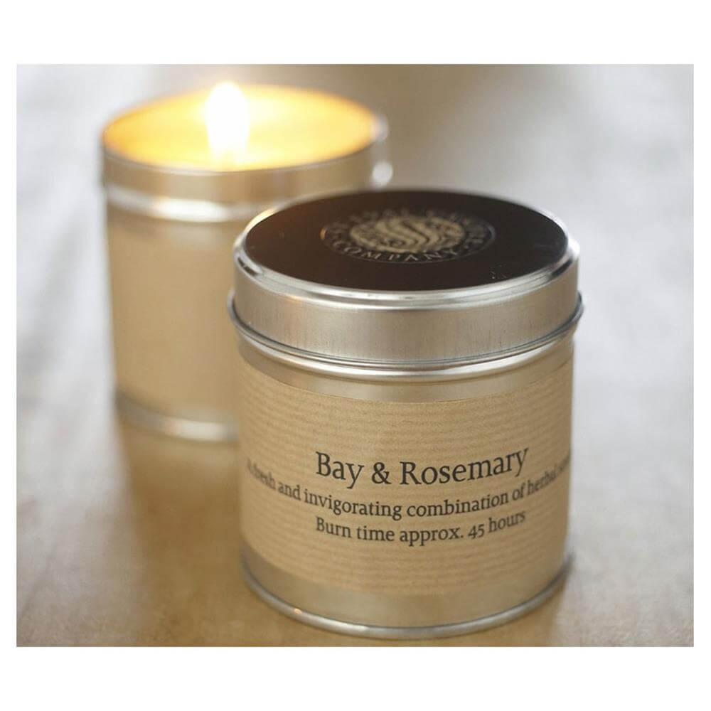 St Eval Candle Tin Bay and Rosemary